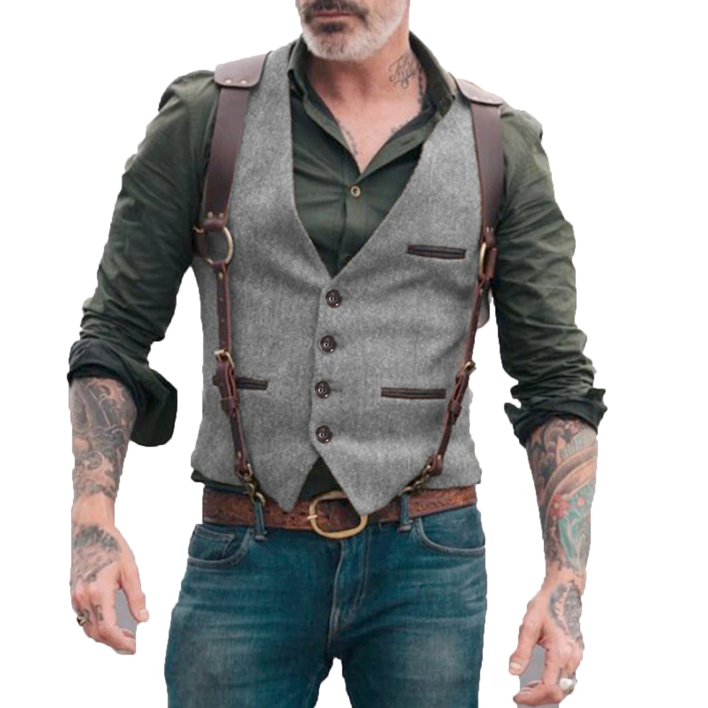 Men's Business Formal Dress Waistcoat