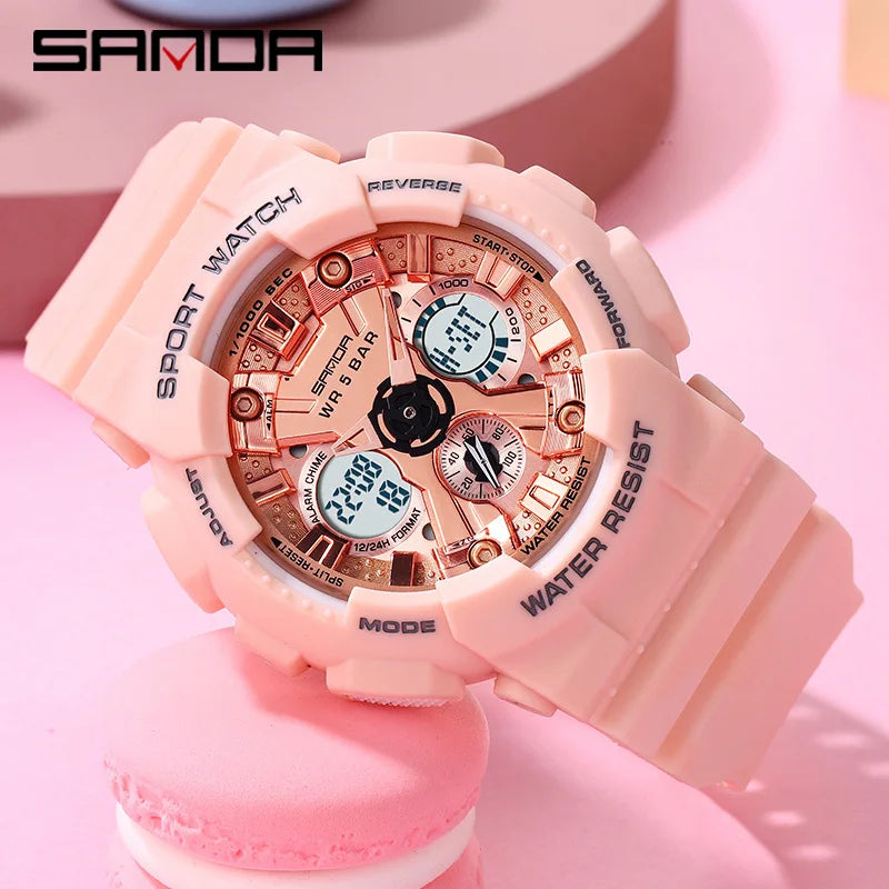 Digital LED Ladies Shock Military Electronic Army Wristwatch - Premium Watches from Craftklart Dropship - Just $18.89! Shop now at Craftklart.store