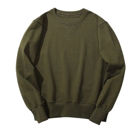 Round Neck Long Sleeve Sweatshirt - Craftklart.store
