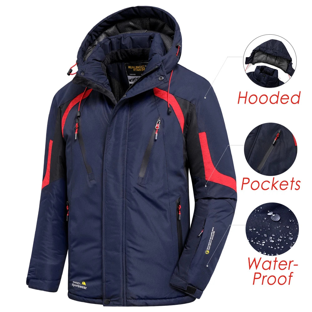 Men Winter Ski New Outdoor Parkas Jacket & Trouser