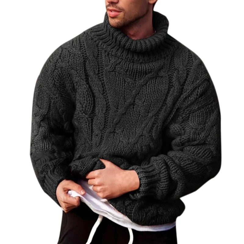 Urban Artic Oversize Braided Knitted Sweater