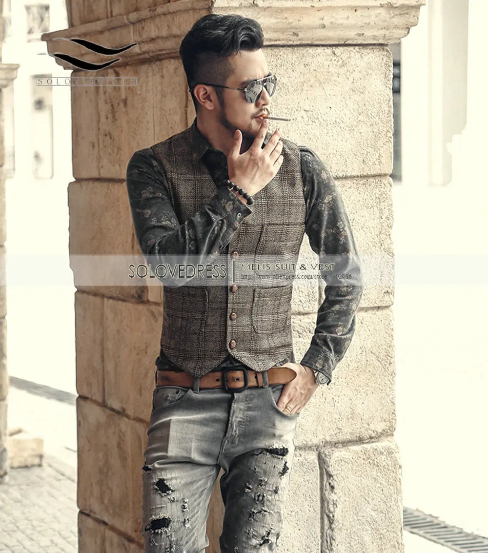 Urban Styled Men's Formal Business Waistcoat