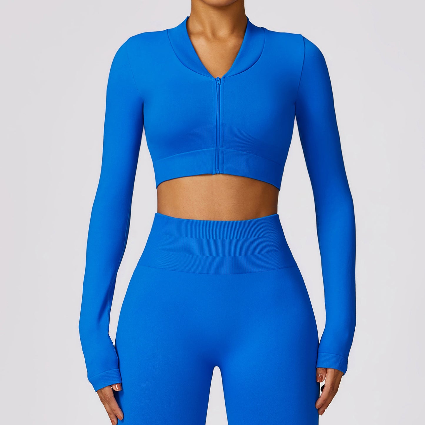 Winter Tight Seamless Long-sleeved Yoga Jacket - Craftklart.store