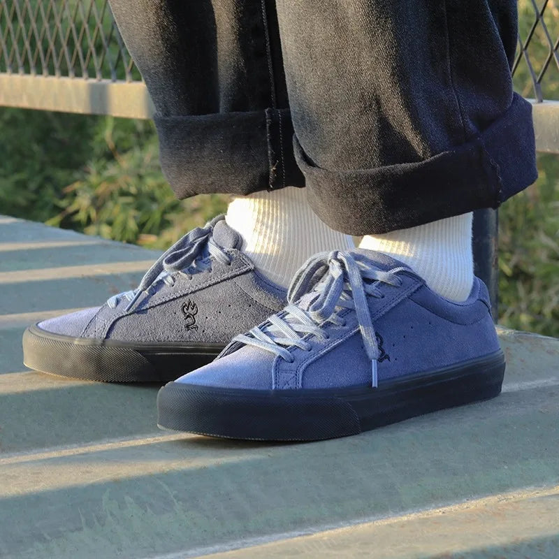 Streetwear Suede LeatherSkate Shoe - Premium Sneakers from Craftklart.store - Just $53.58! Shop now at Craftklart.store