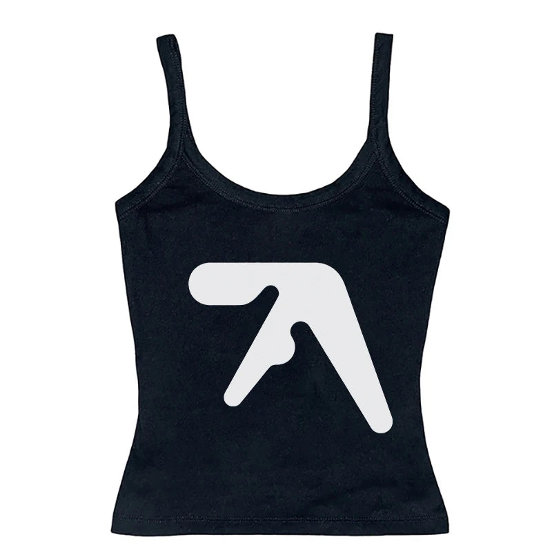Aphex Twin Sweetheart Corset Halter Gothic Punk Tops
