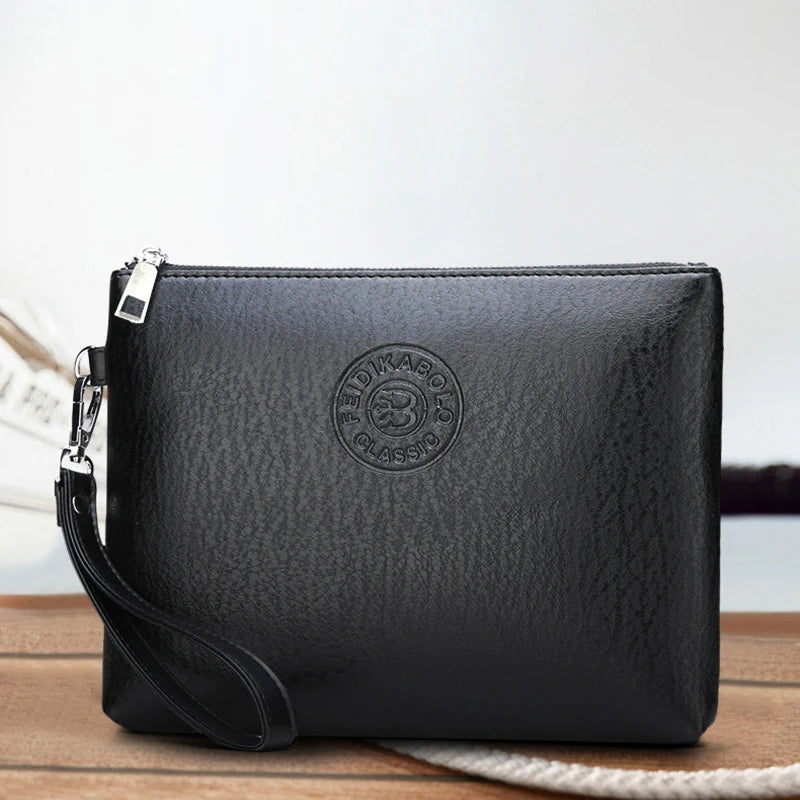 New PU Leather Business Style Men's Clutch - Premium Handbags from Craftklart Dropship - Just $13.99! Shop now at Craftklart.store