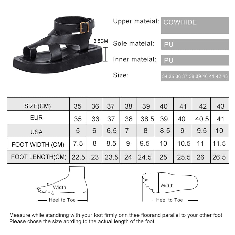 Women Genuine Leather 2025 Summer New Clip Toe Sandals - Premium Sandels from Craftklart Dropship - Just $38.99! Shop now at Craftklart.store