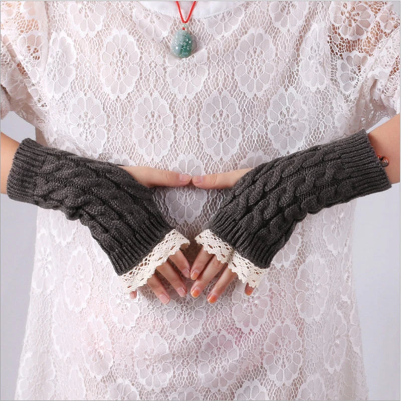 Women's Winter Warm Cute Half Finger Knitted Glove - Premium Gloves from Craftklart Dropship - Just $1.98! Shop now at Craftklart.store