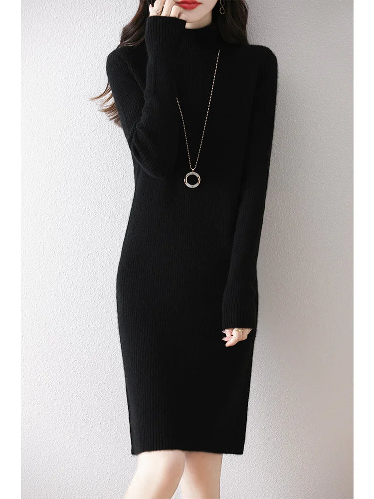 Women's Wool Short Winter Dress