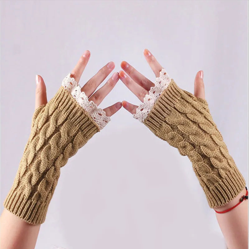 Women's Winter Warm Cute Half Finger Knitted Glove - Premium Gloves from Craftklart Dropship - Just $1.98! Shop now at Craftklart.store