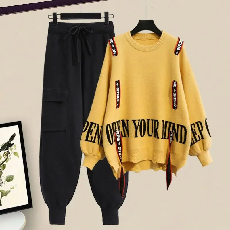 Casual Overalls Two-piece Elegant Women's Pants Set - Premium Sets from Craftklart Dropship - Just $24.06! Shop now at Craftklart.store