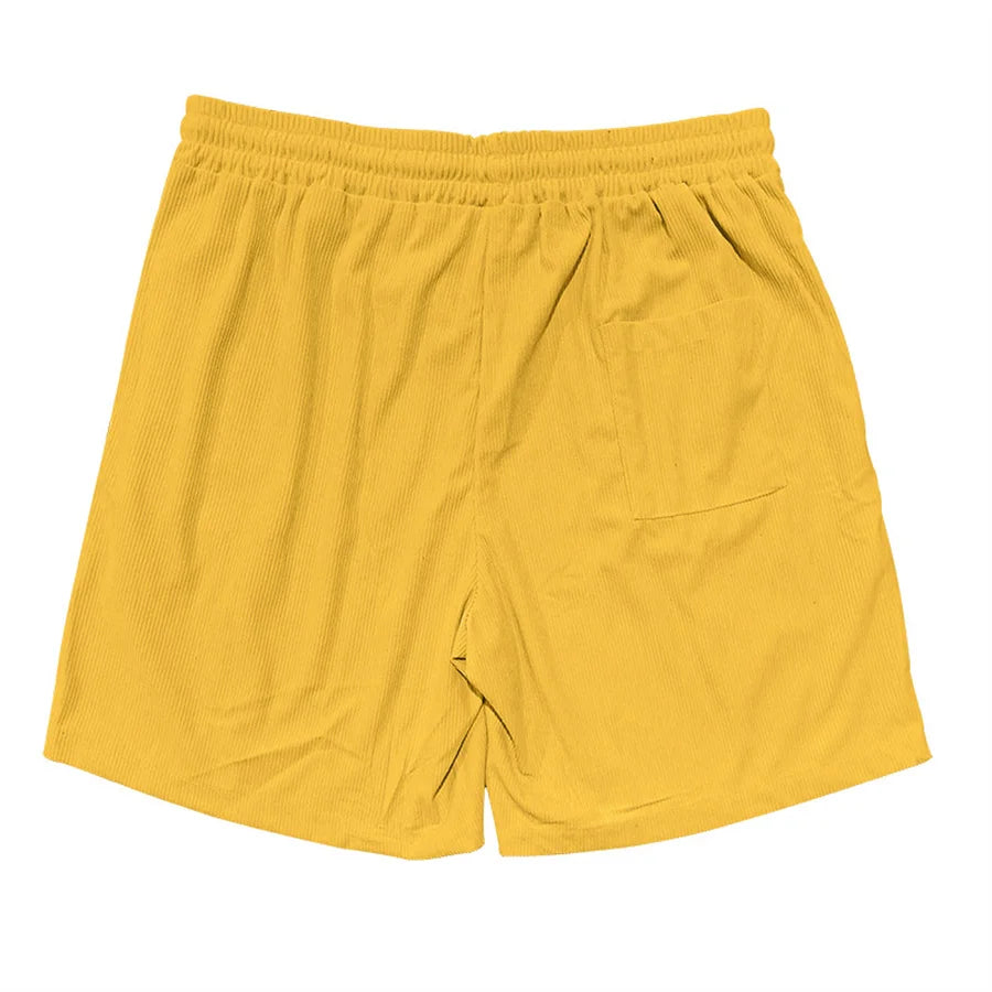 New 2025 Men Casual Corduroy Beach Shorts - Premium Shorts from Craftklart Dropship - Just $7.43! Shop now at Craftklart.store