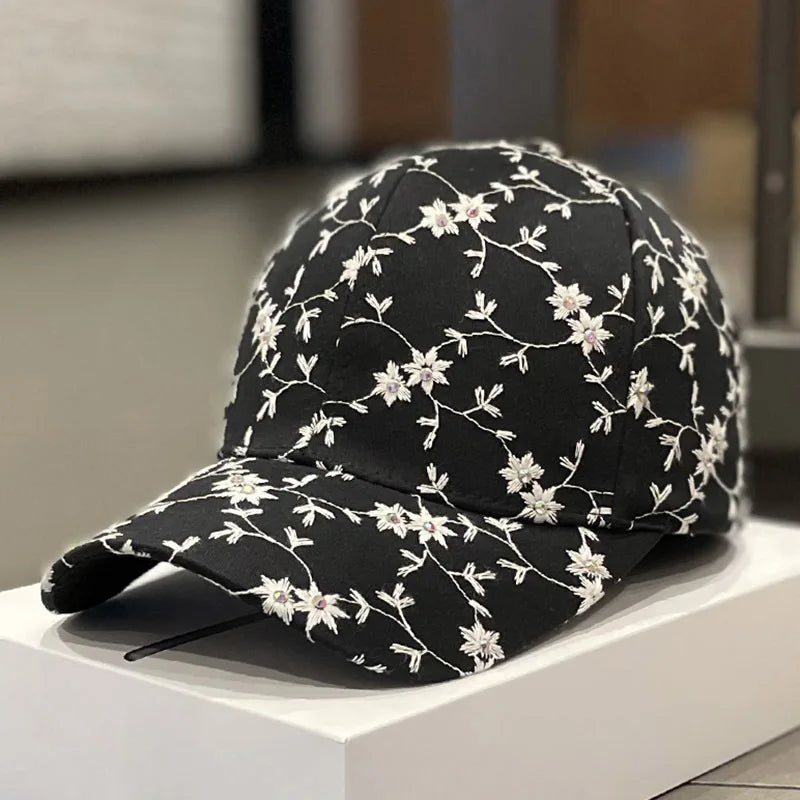 Summer Solid Sunhat Letters Embroidered Baseball Cap - Premium Baseball Cap from Craftklart.store - Just $8.50! Shop now at Craftklart.store