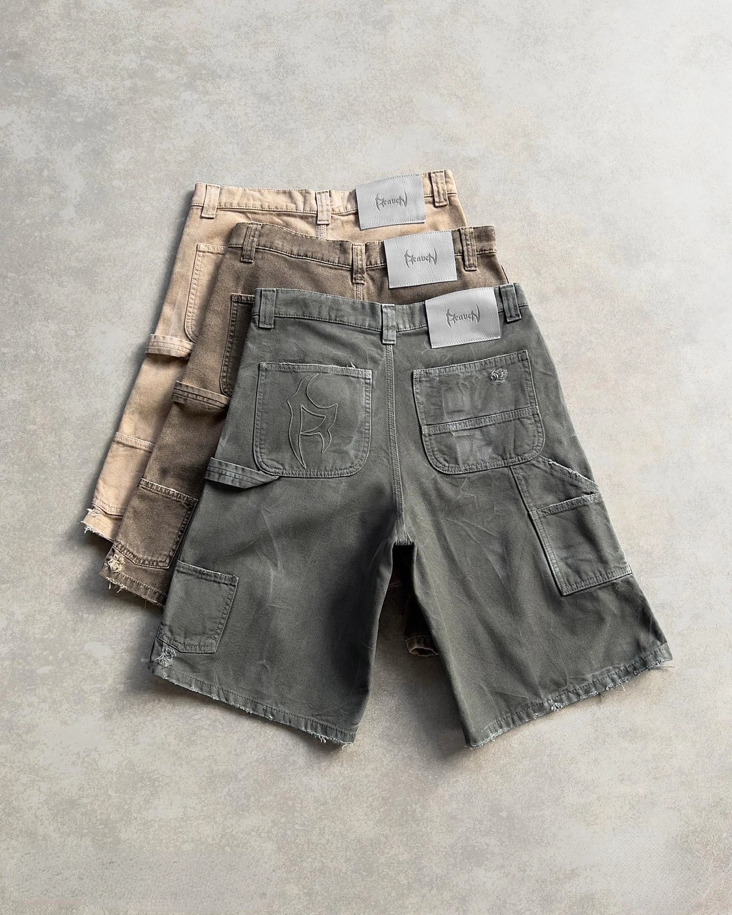 Men's Ripped Hole Denim Baggy Work Shorts - Premium Shorts from Craftklart Dropship - Just $29.93! Shop now at Craftklart.store