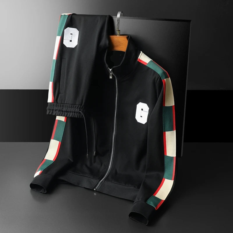 Men's Sets Letter Embroidery Tracksuits - Premium Tracksuit from Craftklart Dropship - Just $96! Shop now at Craftklart.store