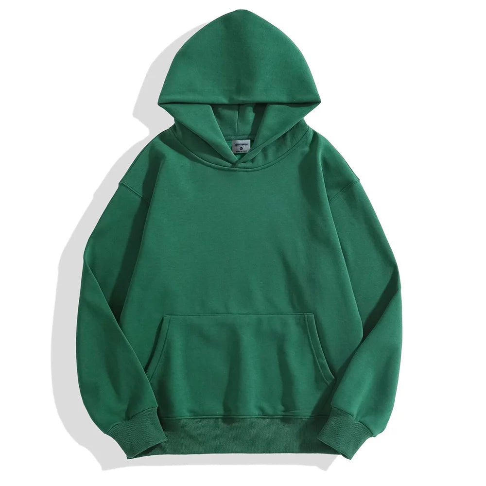 16.9oz 480gsm Heavy Weight Cotton Plus Velvet Hooded Sweater