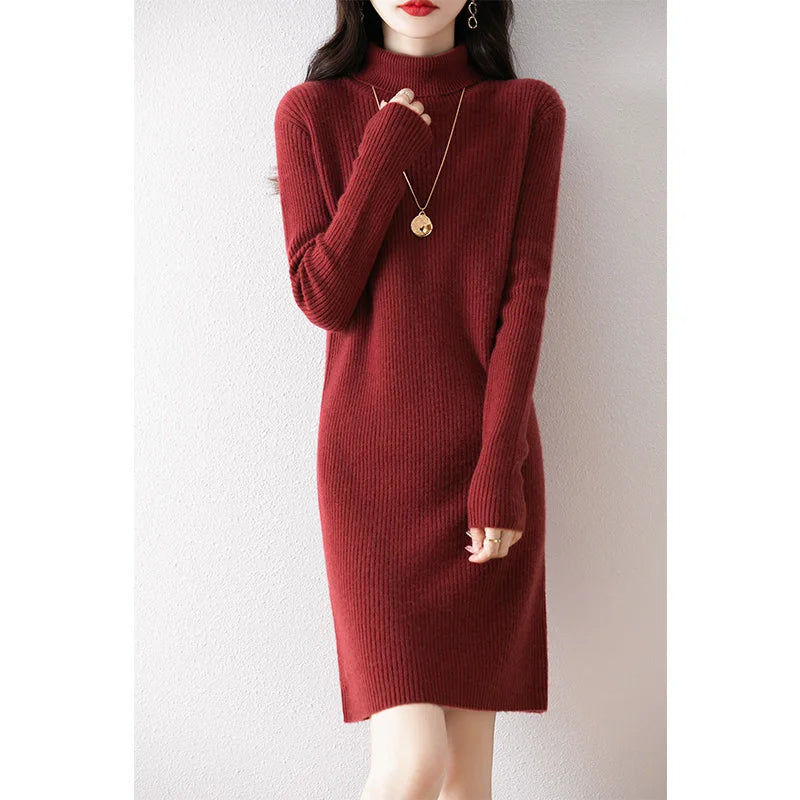 Women's Wool Short Winter Dress