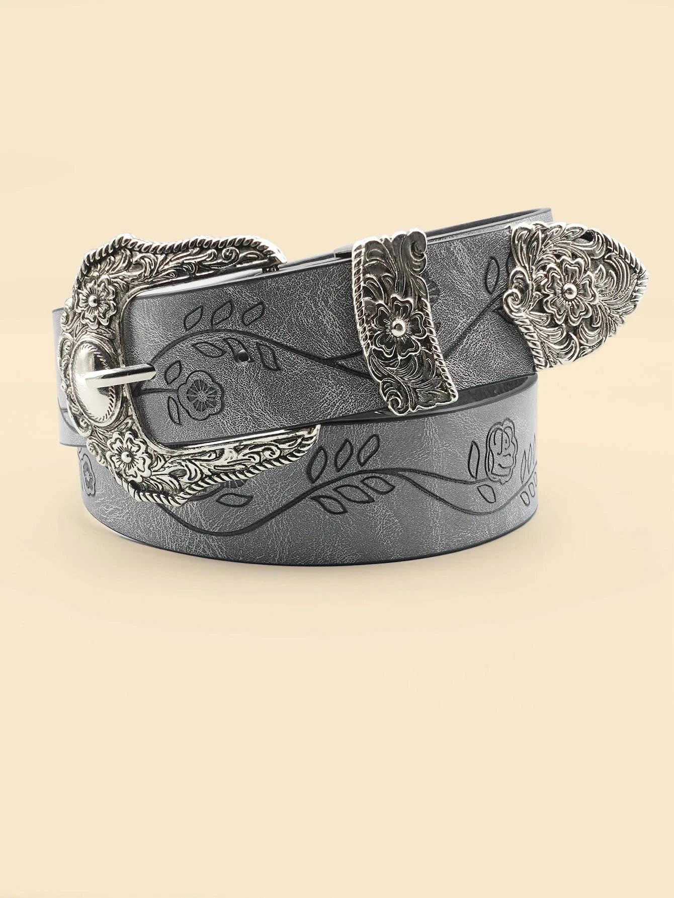 Urban casual women's belt from Craftklart Dropship, featuring a sleek leather strap with a simple metal buckle.