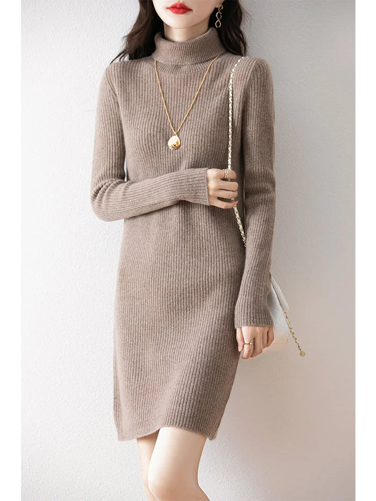 Women's Wool Short Winter Dress
