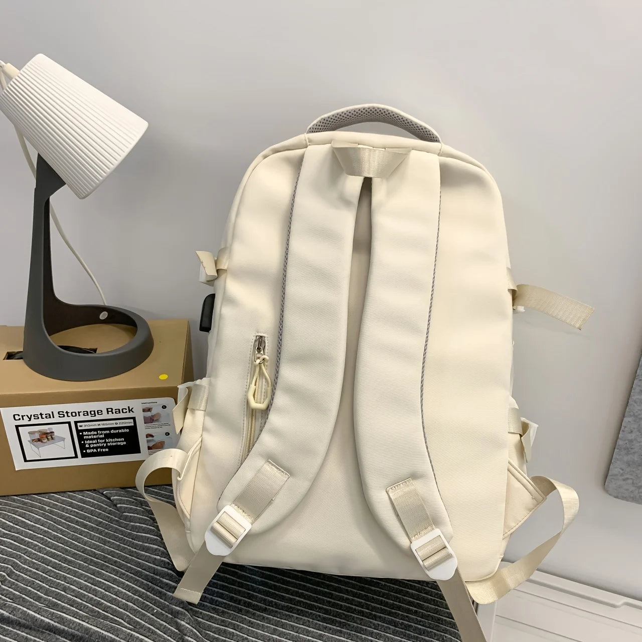 Multi-layer Large Capacity Preppy Pair Travel Backpack