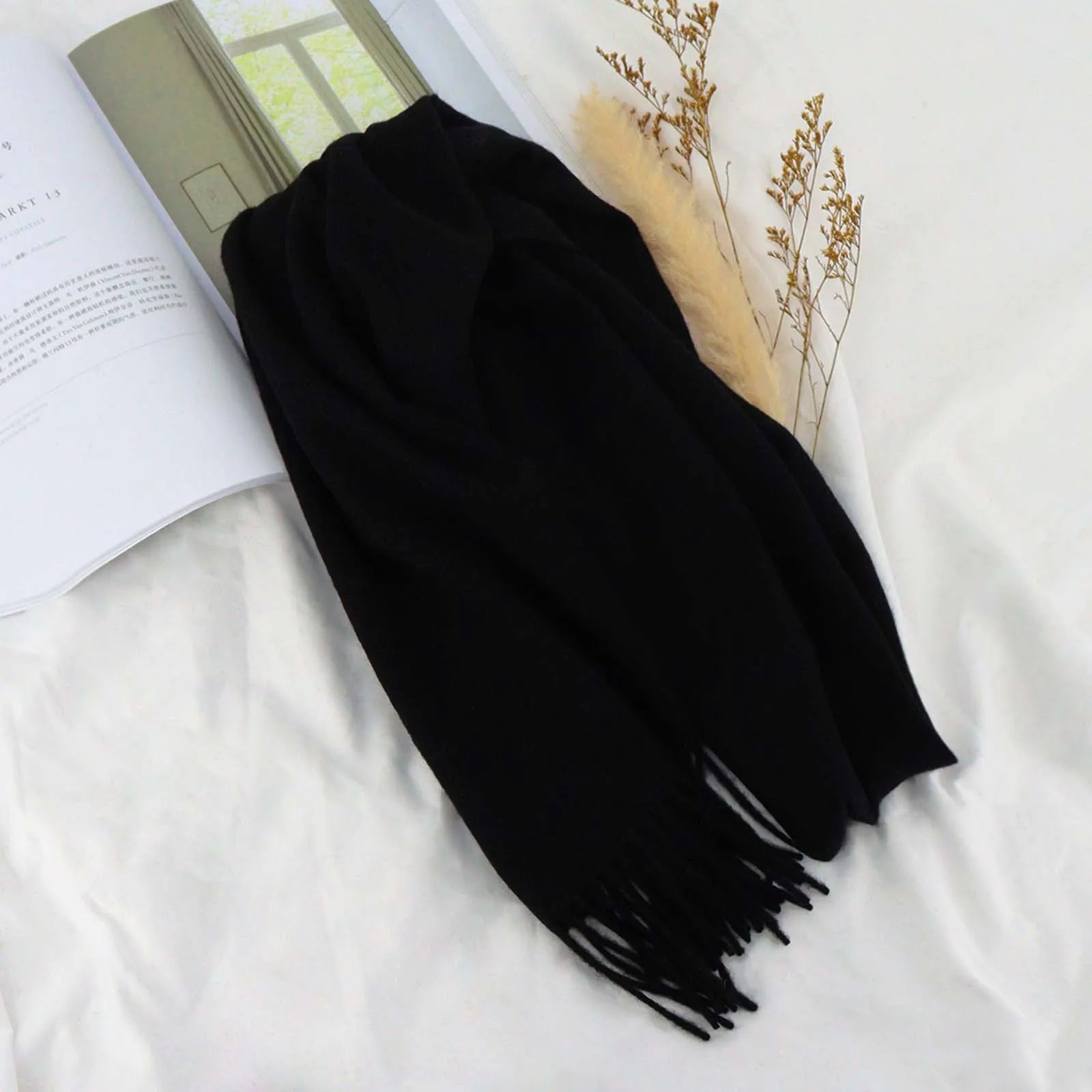 High Quality 100% Wool Scarf Autumn Winter Men - Craftklart.store