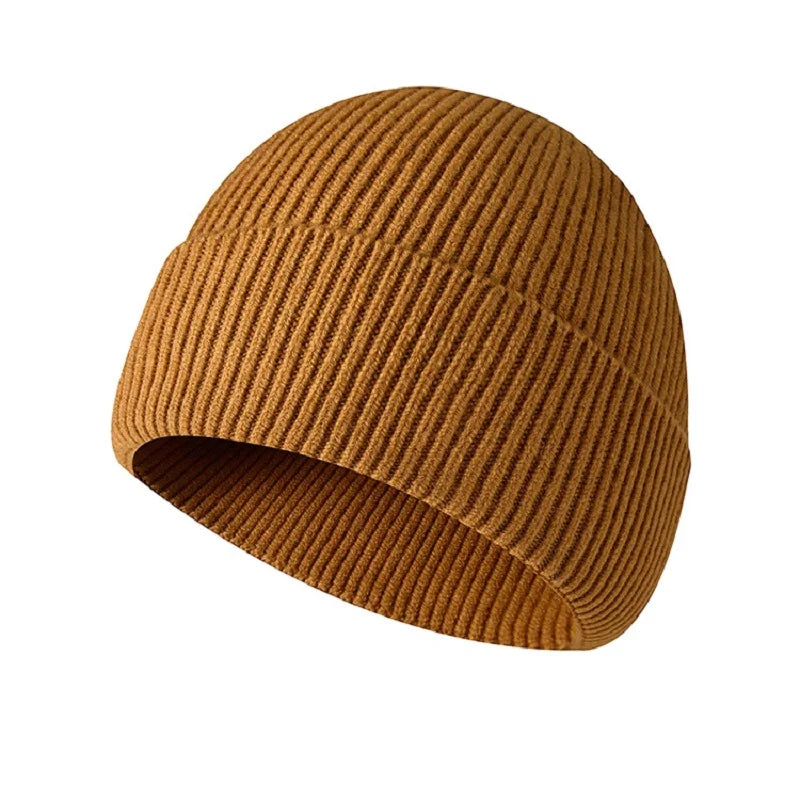 Integrated Seamless Knitted Beanie Hat