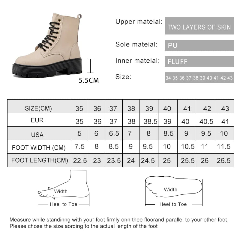 AIYUQI 2025 new women ankle boots thick velvet warm snow boots women's genuine leather winter female boots non-slip short boots