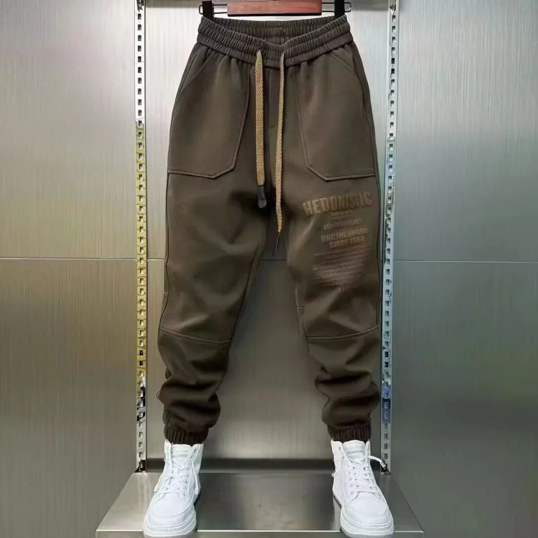 Edgy Urban Casual Streetwear Men Joggers