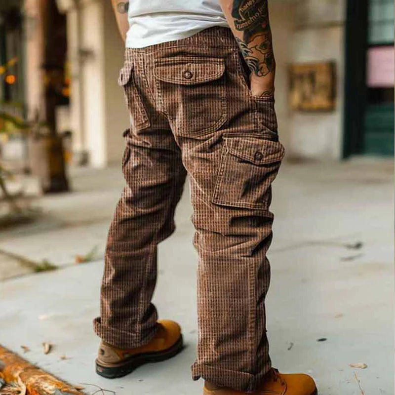 Stylish Straight Streetwear Cargo Pants Men