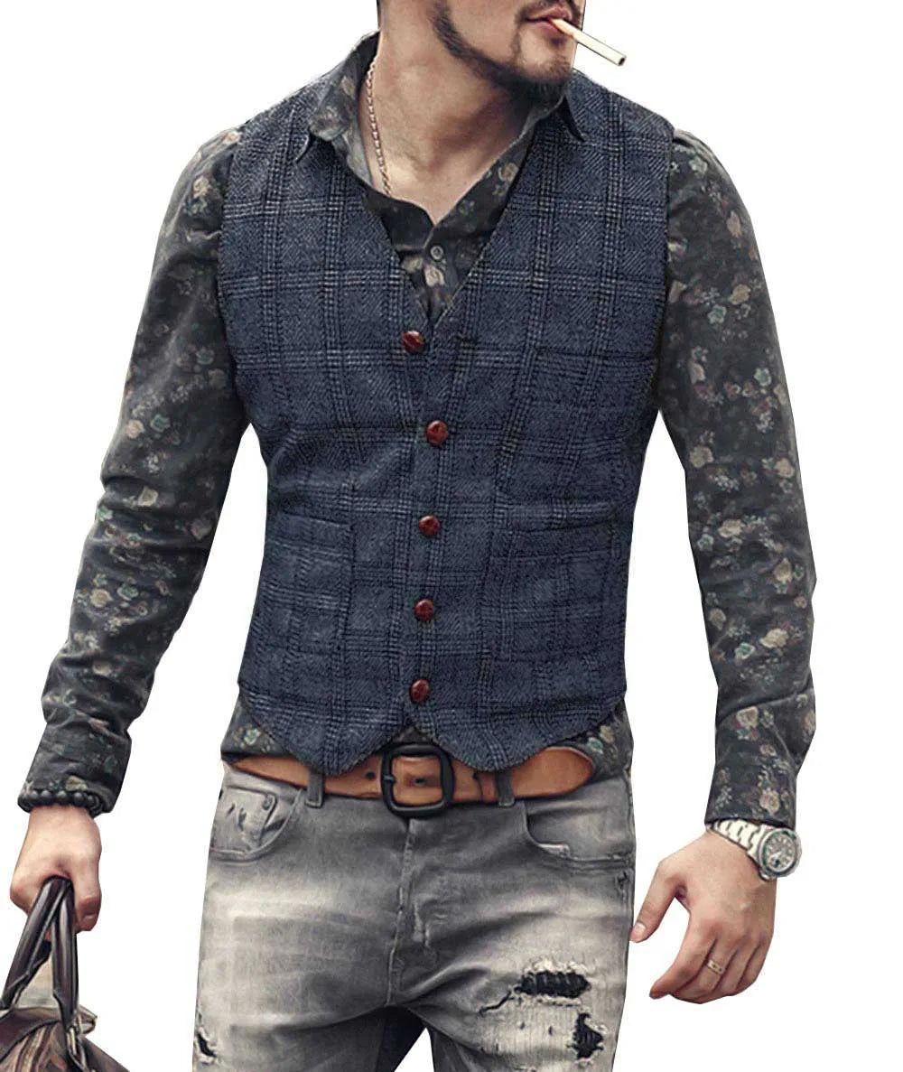Urban Styled Men's Formal Business Waistcoat