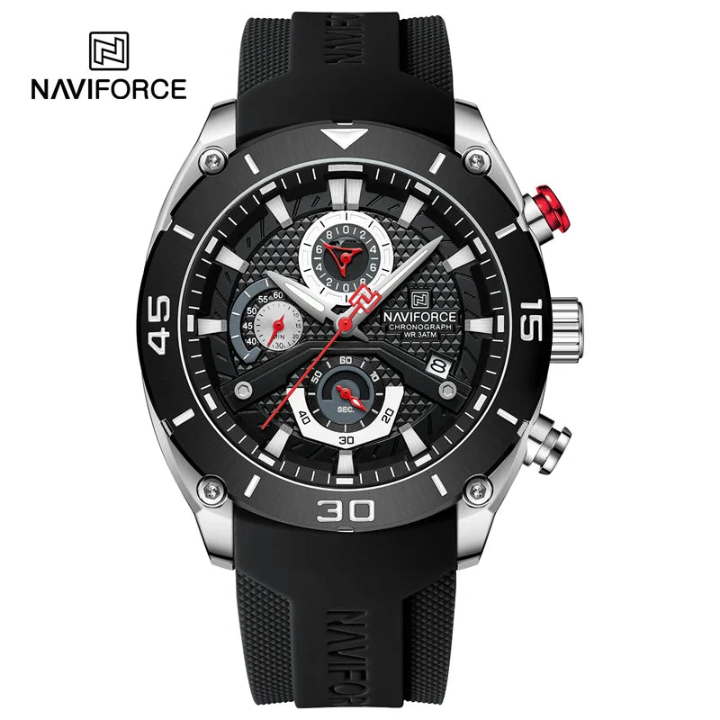 Waterproof Quartz Wristwatch Chronograph Military