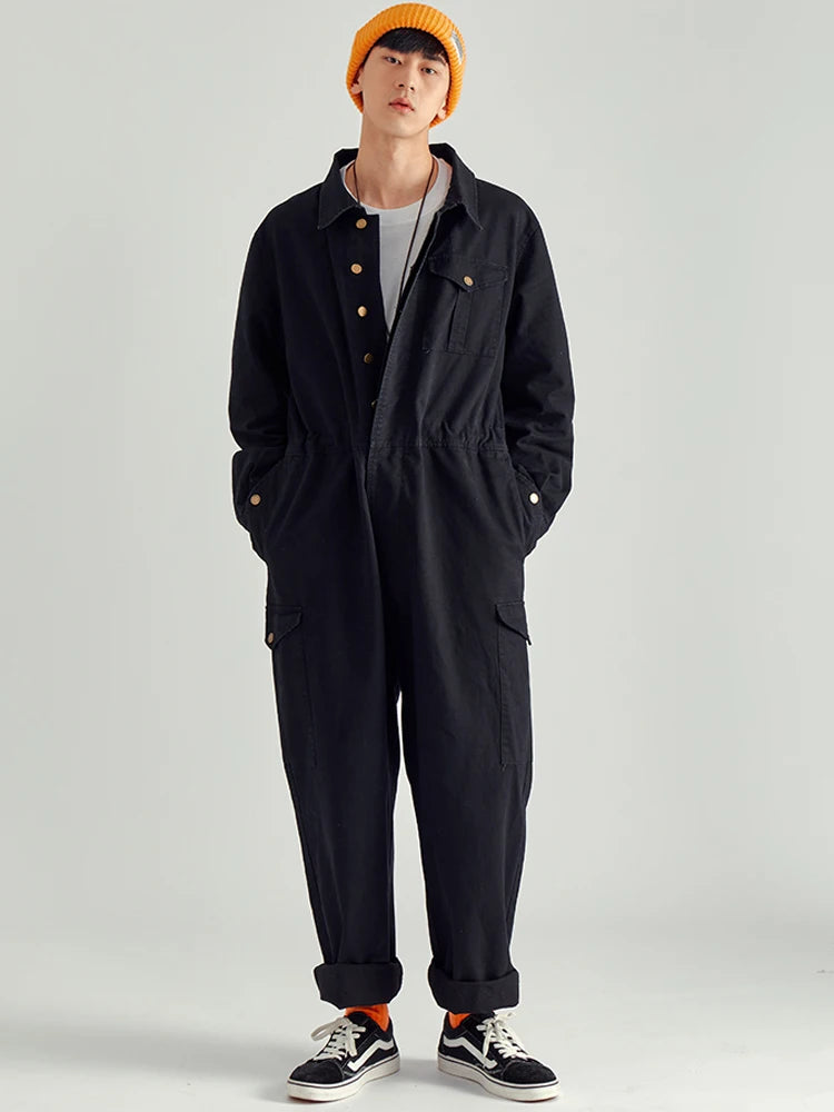 Urban Fall Multi-pocket Work Coverall Men's - Craftklart.store
