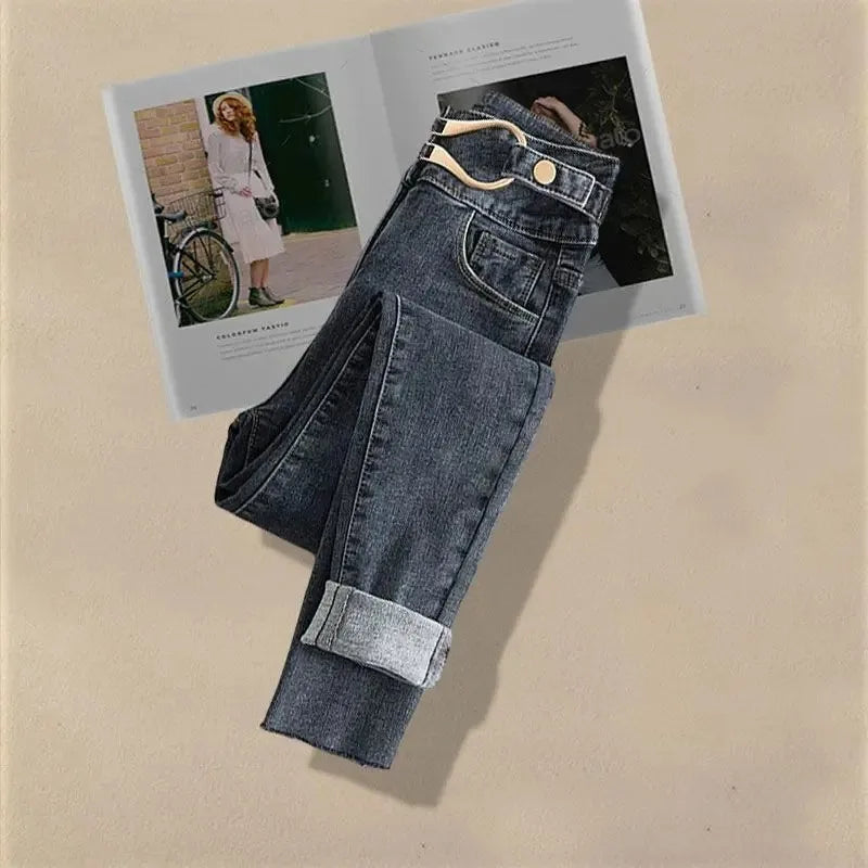 Women's Urban Jeans & Top Matching Korean Set - Premium Sets from Craftklart Dropship - Just $9.43! Shop now at Craftklart.store