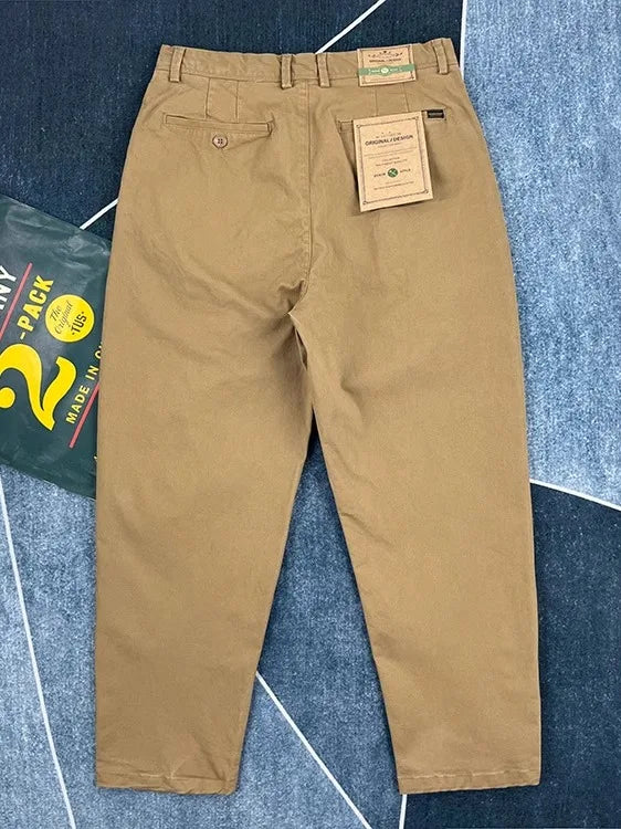 Cotton Urban Streetwear Japanese-style Tapered Pants - Craftklart.store