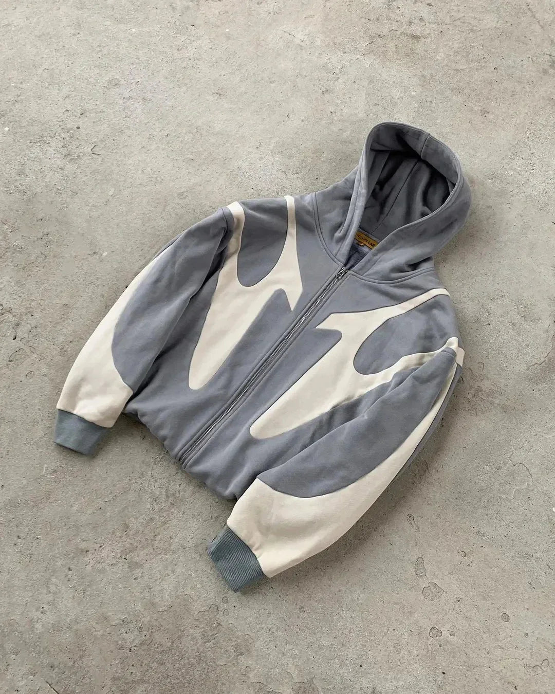 Streetwear Y2K Zip Up Hoodie Men