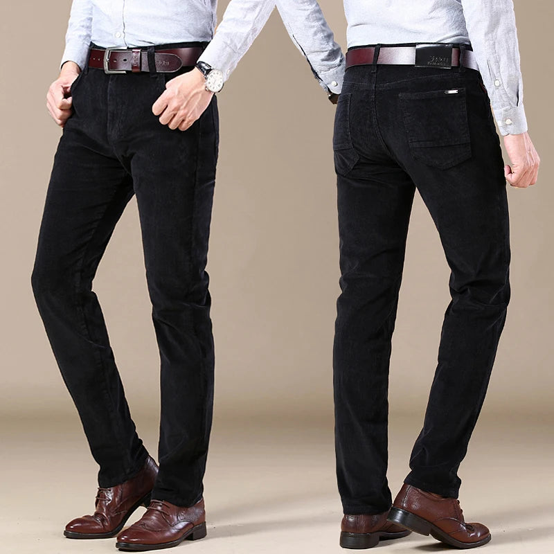Men's Corduroy Business Casual Pants - Craftklart.store
