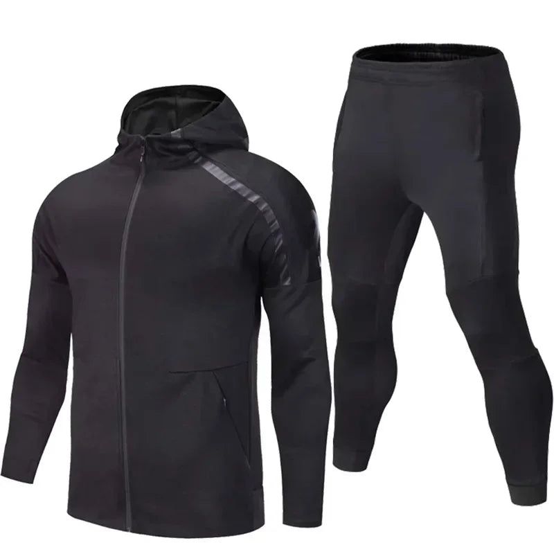 Men Urban Streetwear Road Runner Long Sleeve Tracksuit