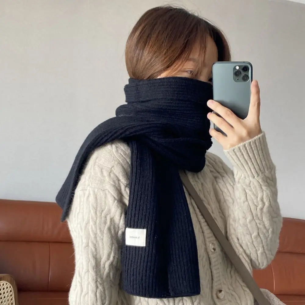 Urban Casual Solid Color Scarves