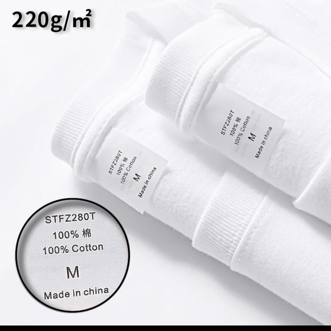 Cotton 100% Long-sleeved Men's T Shirt