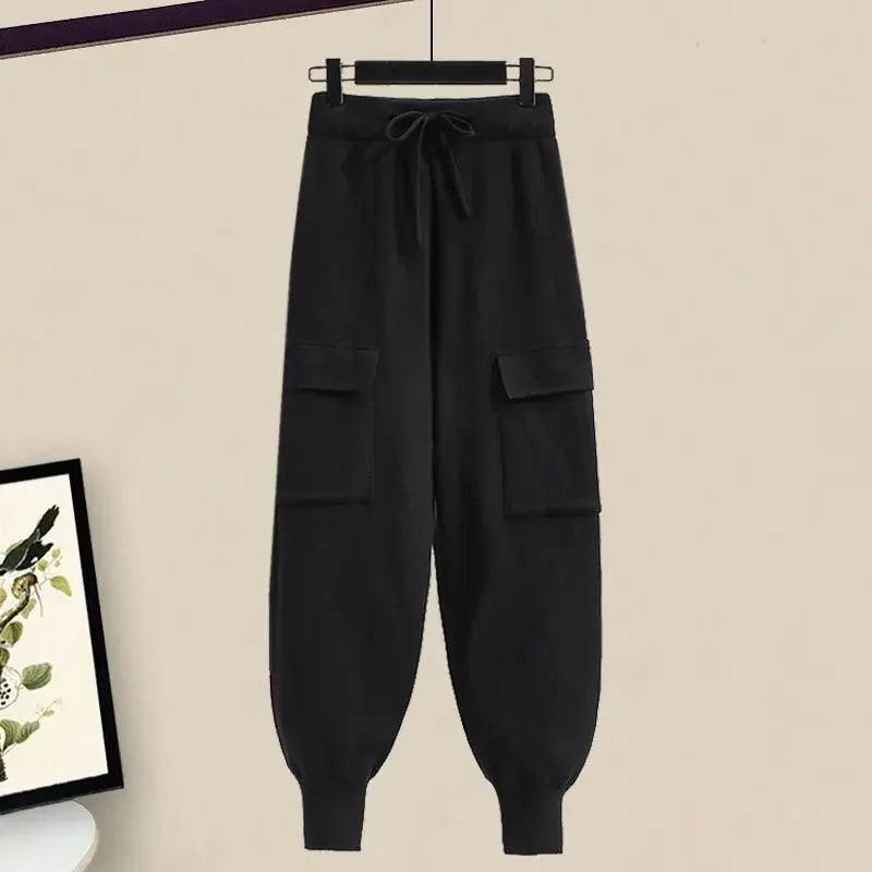 Casual Overalls Two-piece Elegant Women's Pants Set - Premium Sets from Craftklart Dropship - Just $24.06! Shop now at Craftklart.store