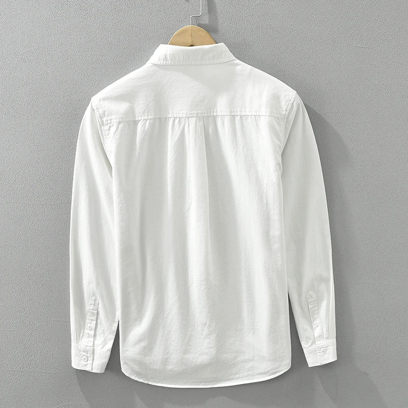 Cotton Casual Shirts for Men Fashion Turn-down Collar - Premium shirt from Craftklart.store - Just $23.61! Shop now at Craftklart.store