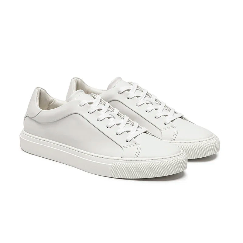 Men's Genuine Leather Flat Sneakers - Premium Sneakers from Craftklart Dropship - Just $85.08! Shop now at Craftklart.store