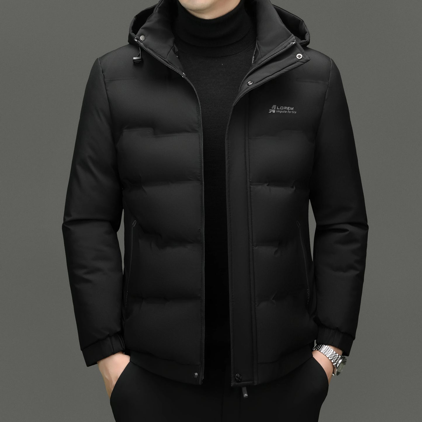 Men Thick Urban Casual Hooded Parka Jacket - Craftklart.store