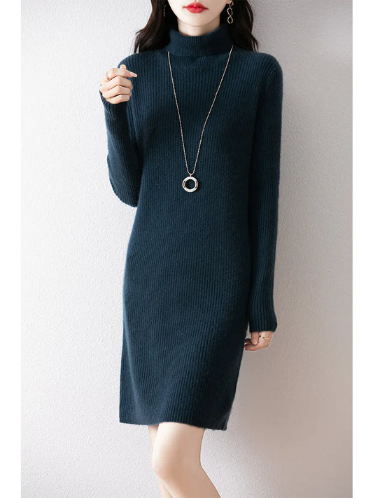 Women's Wool Short Winter Dress