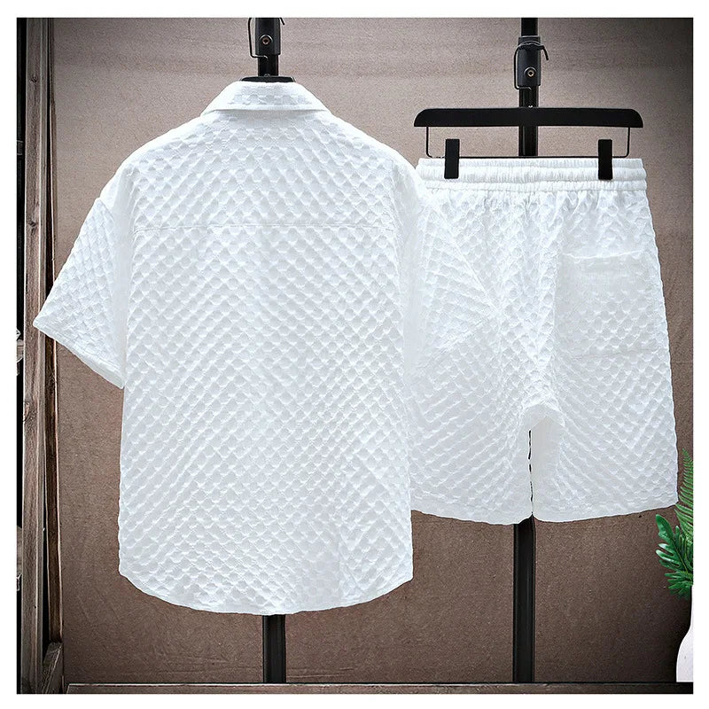 2025 Fashion Men's Sportswear Set Breathable Set - Premium Set from Craftklart Dropship - Just $15! Shop now at Craftklart.store
