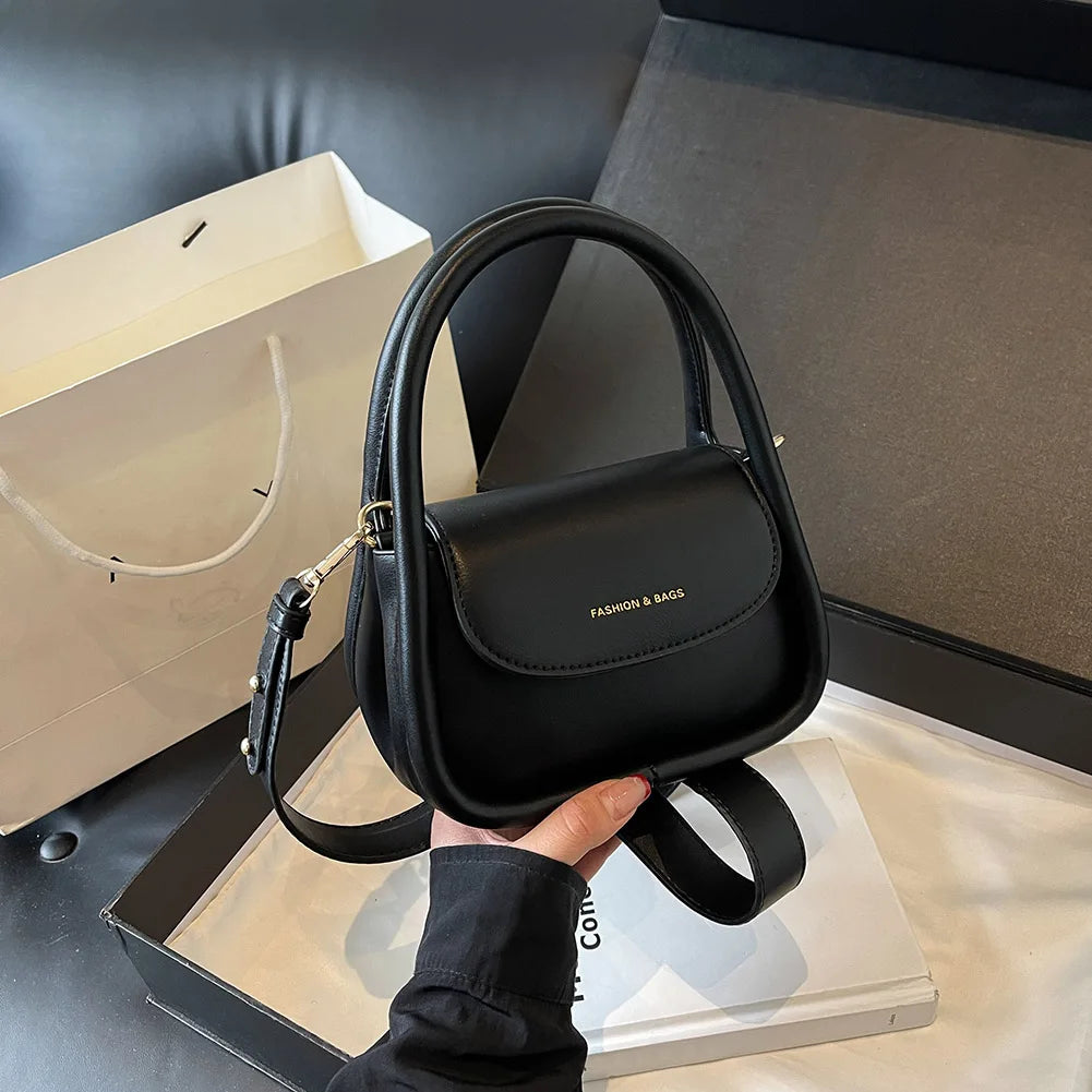 Women PU Leather Top Handle Mini Shoulder Bag - Premium Bags from Craftklart Dropship - Just $18.60! Shop now at Craftklart.store