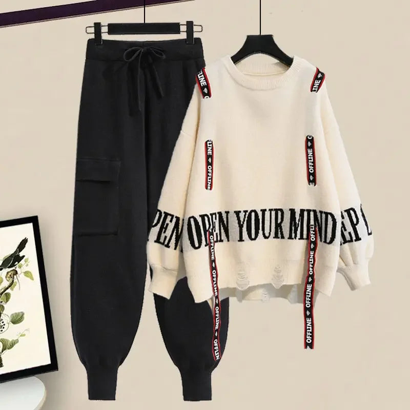 Casual Overalls Two-piece Elegant Women's Pants Set - Premium Sets from Craftklart Dropship - Just $24.06! Shop now at Craftklart.store
