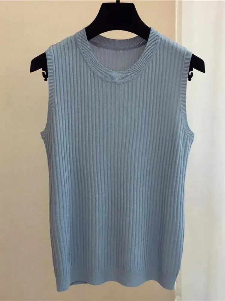 Women's Sleeveless Knitted Vests - Premium Vest from Craftklart Dropship - Just $7.99! Shop now at Craftklart.store