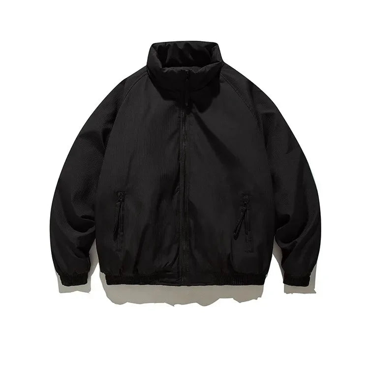 Men's Retro Vertical Stripes Cotton Jacket - Premium Jacket from Craftklart.store - Just $42.28! Shop now at Craftklart.store