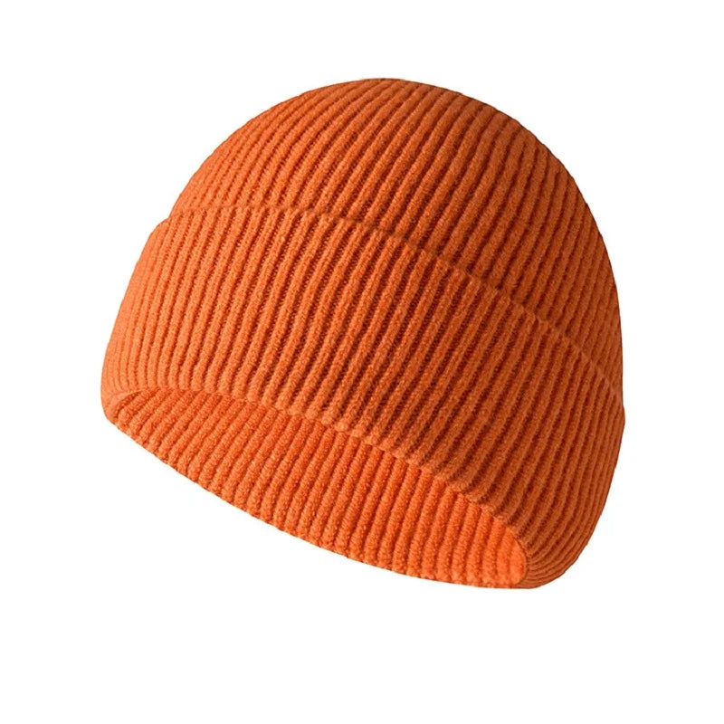 Integrated Seamless Knitted Beanie Hat